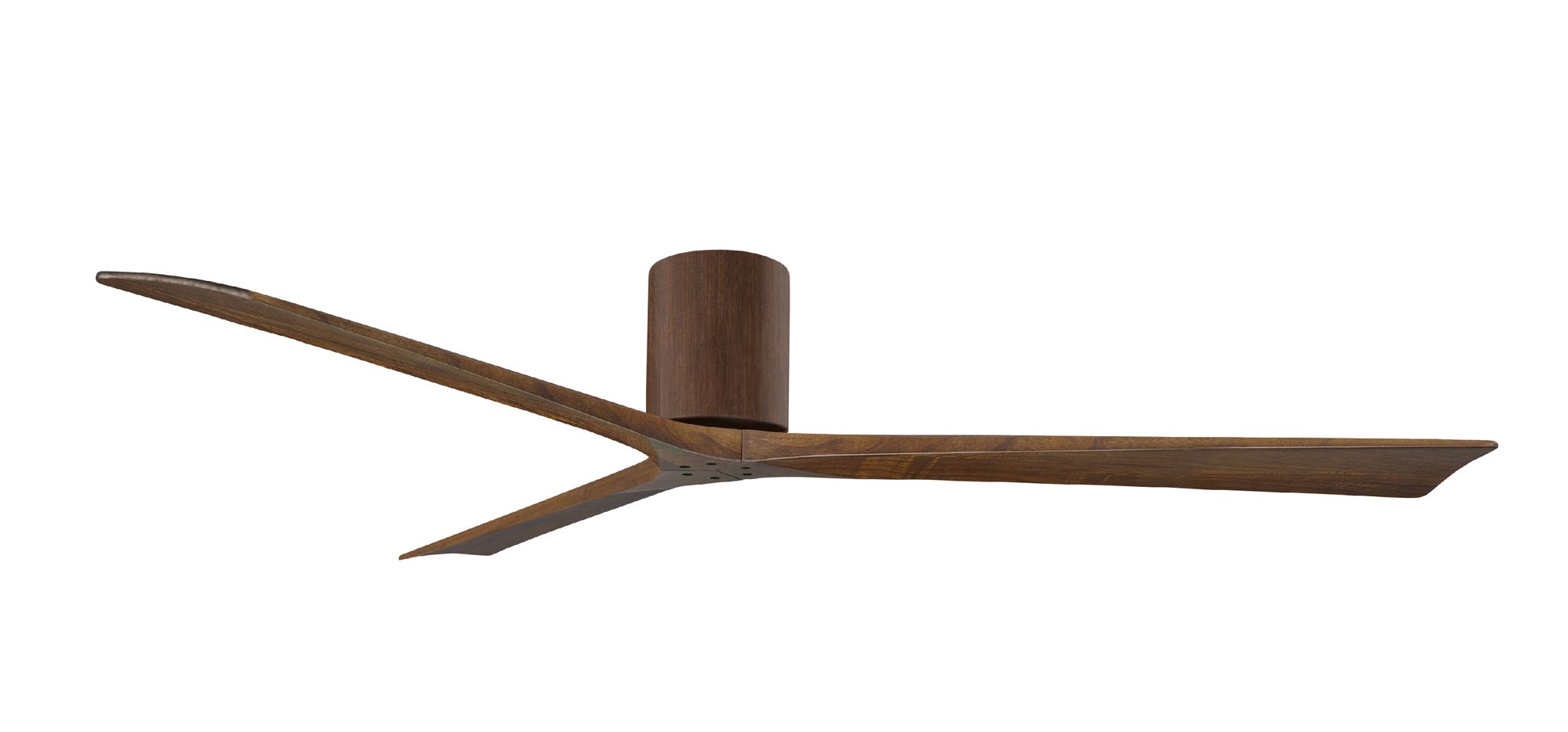 Image 2 Irene.3H 48"W 3 Blade Walnut Paddle Fan w/ Walnut Tone Blades more views