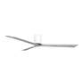 2_Irene.3H 60"W 3 Blade Gloss White Paddle Fan w/ Barn Wood Tone Blades more views