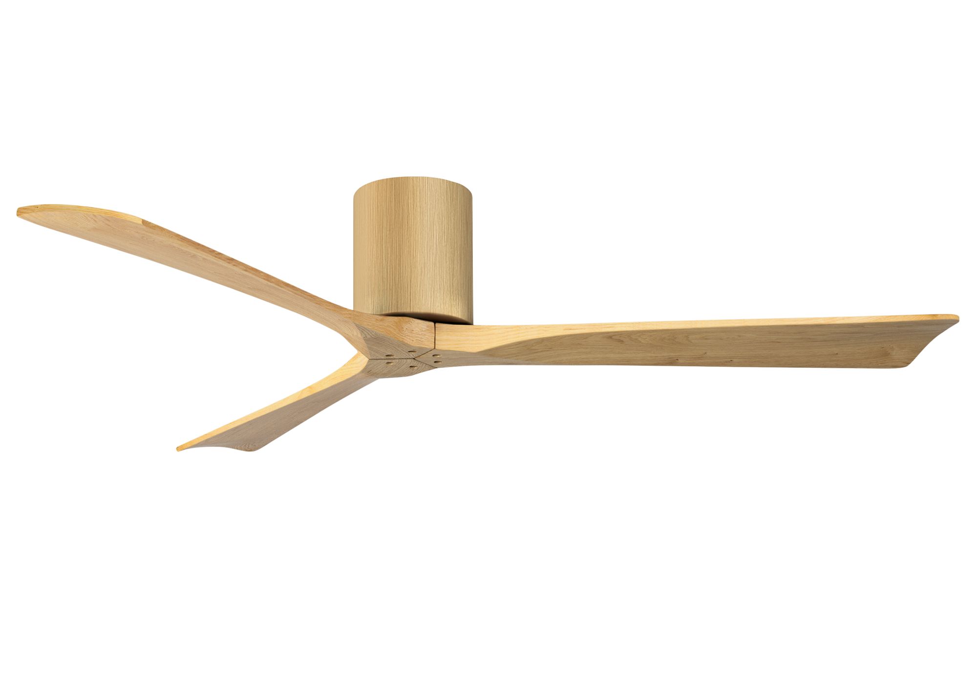 Image 2 Irene.3H 60"W 3 Blade Light Maple Paddle Fan w/ Light Maple Blades more views