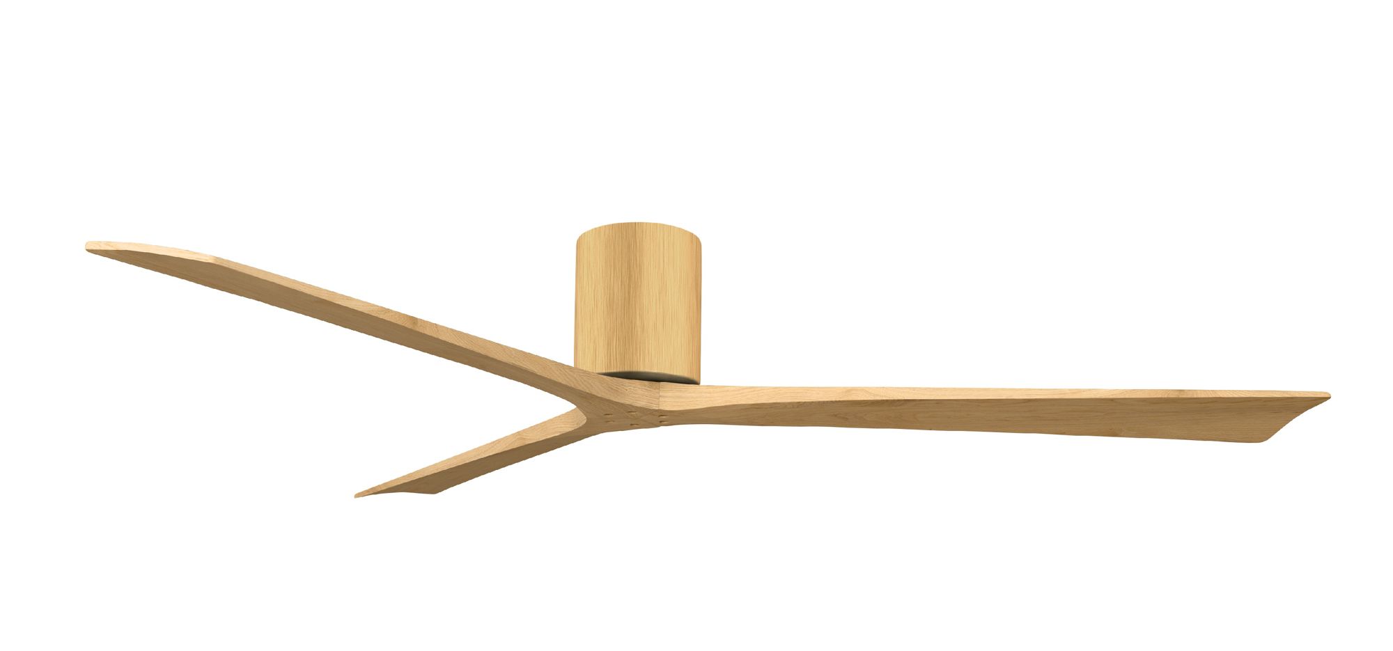 Image 2 Irene.3H 72"W 3 Blade Light Maple Paddle Fan w/ Light Maple Blades more views