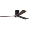 Irene 3HLK 60" LED 3 Blade Ceiling Fan Black Finish Walnut Blades