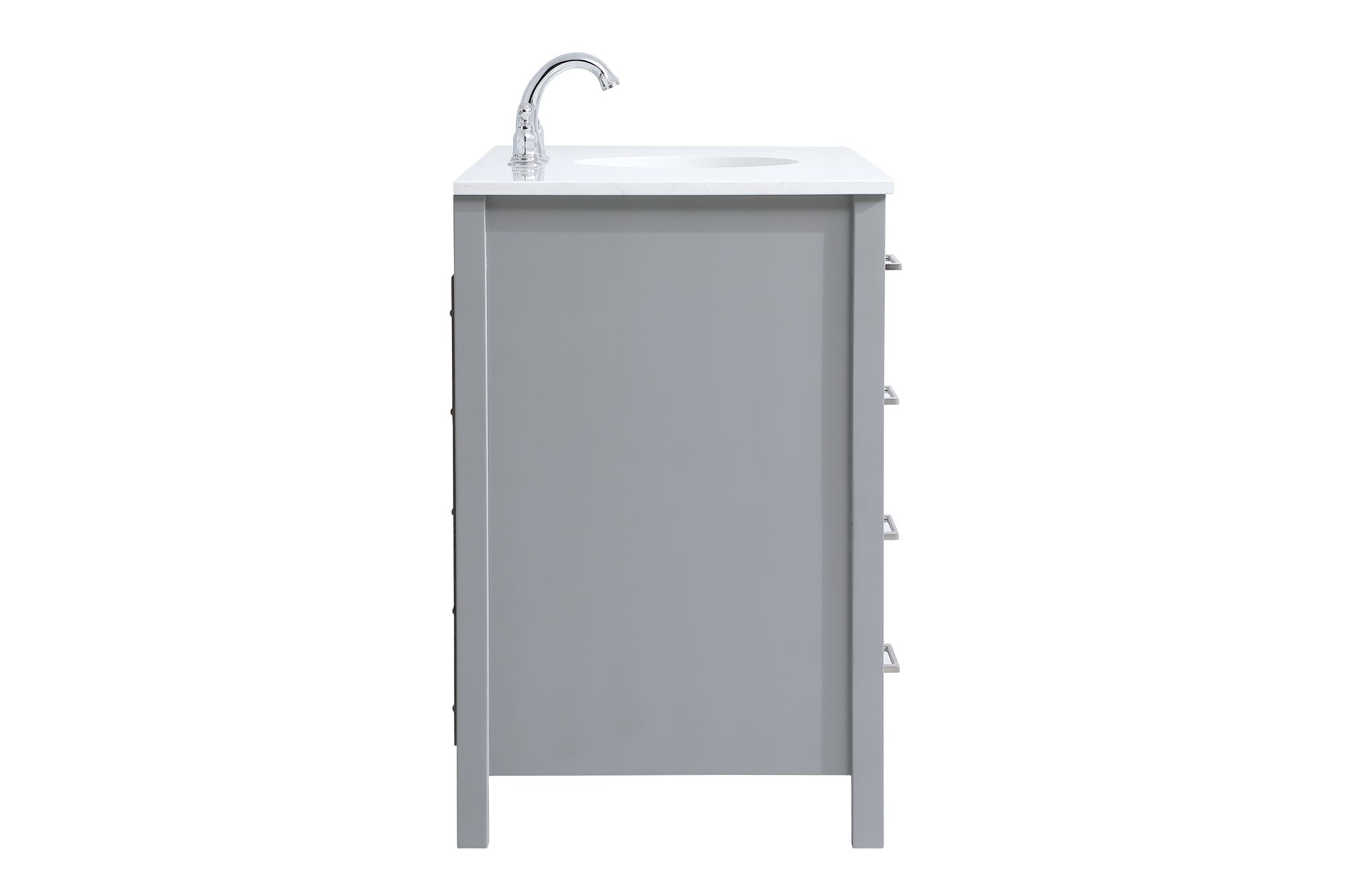 Irene 48" Wide Gray 9-Drawer Single Sink Bathroom Vanity