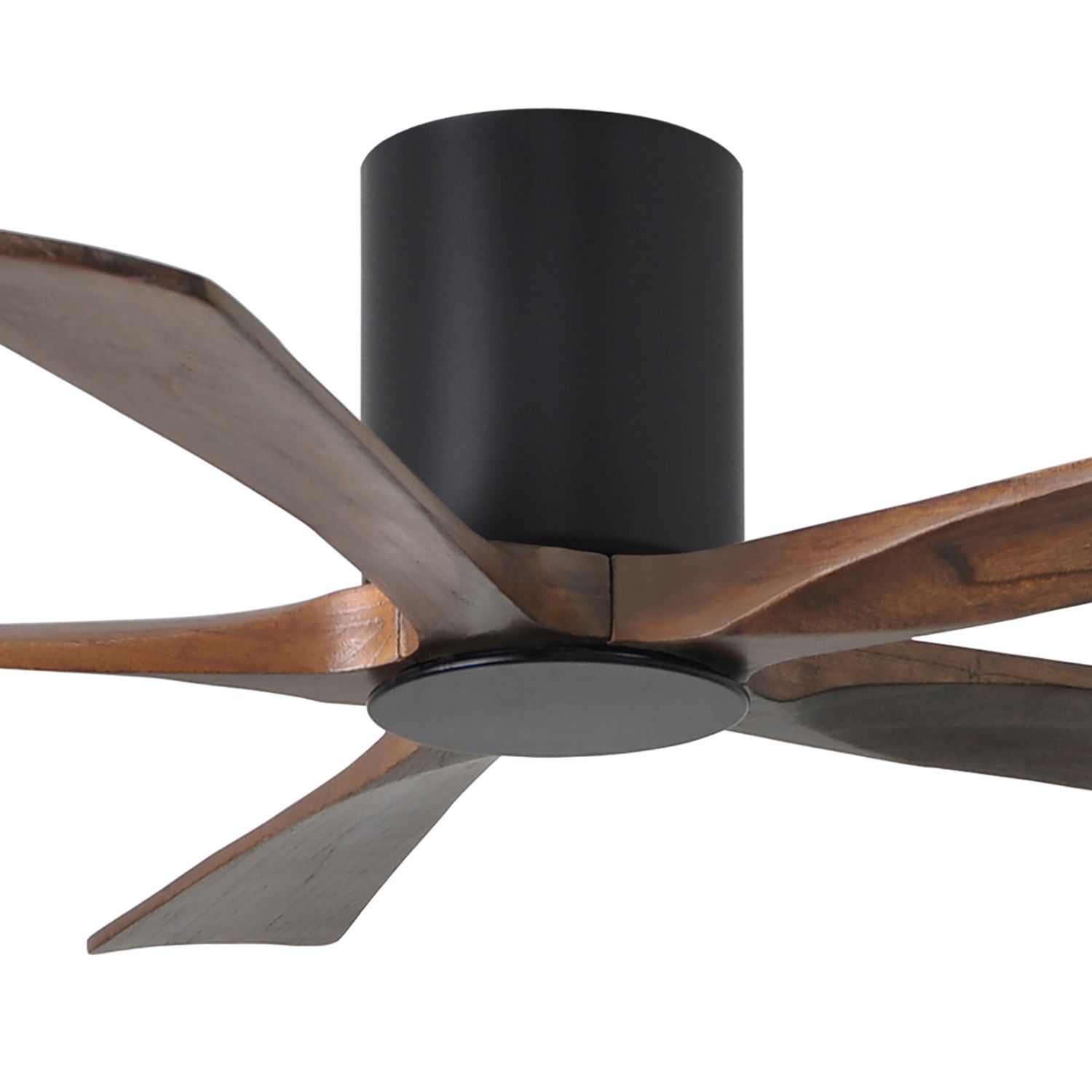 Image 7 Irene 5HLK 52" LED Black and Walnut 5-Blade Ceiling Fan with Remote more views