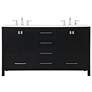 2_Irene 60" Wide Black 6-Drawer Double Sink Bathroom Vanity