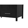7_Irene 60" Wide Black 6-Drawer Double Sink Bathroom Vanity more views