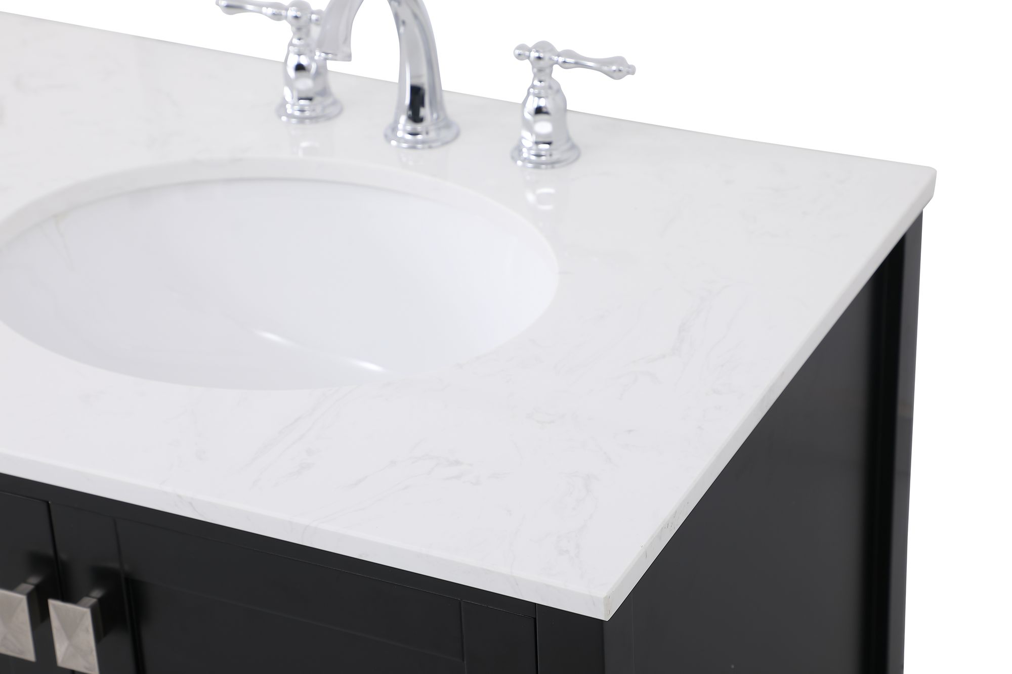 Image 6 Irene 72" Wide Black 6-Drawer Double Sink Bathroom Vanity more views