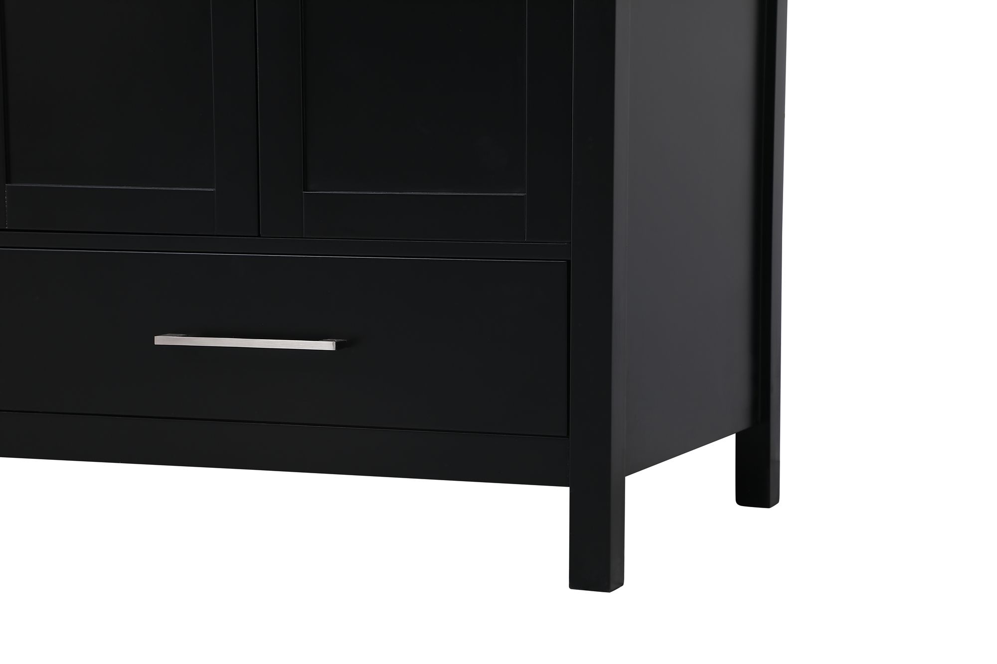 Image 7 Irene 72" Wide Black 6-Drawer Double Sink Bathroom Vanity more views