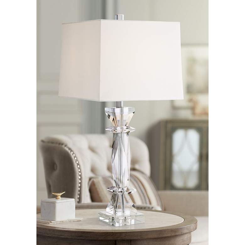 Image 1 Irene Clear Crystal Table Lamp