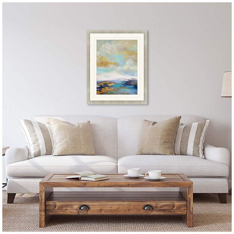 Image 2 Iridescence 27"W x 33"H Contemporary Framed Art more views