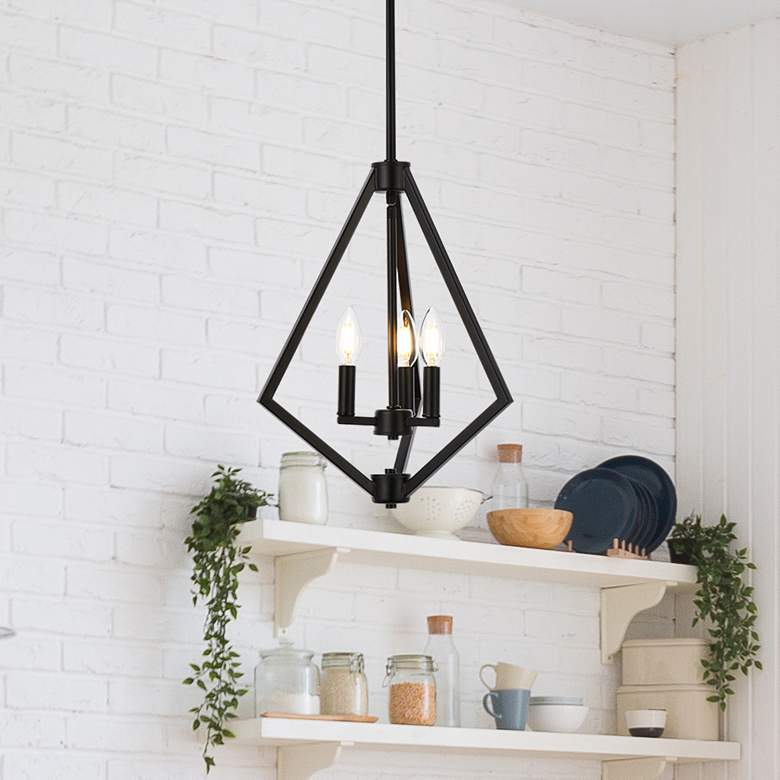 Image 1 Irina 3 Lts Pendant In Black