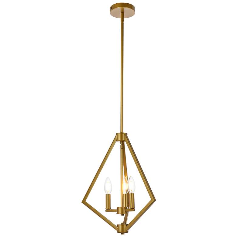 Image 2 Irina 3 Lts Pendant In Brass