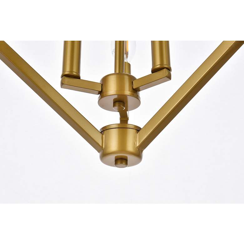 Image 5 Irina 3 Lts Pendant In Brass more views