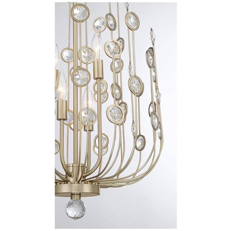 Image 6 Irina 4-Light Chandelier in Noble Brass more views