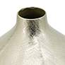 3_Iris 13 3/4" High Silver Streak Round Decorative Vase more views