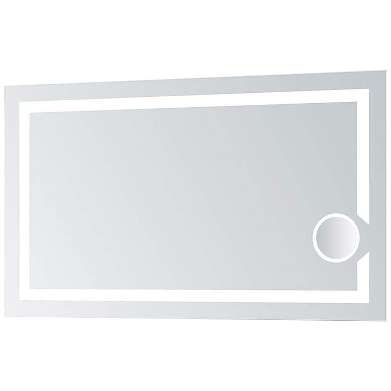 Image 2 Iris 28 inch x 48 inch LED Lighted Magnification Vanity Wall Mirror