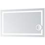 Iris 28" x 48" LED Lighted Magnification Vanity Wall Mirror