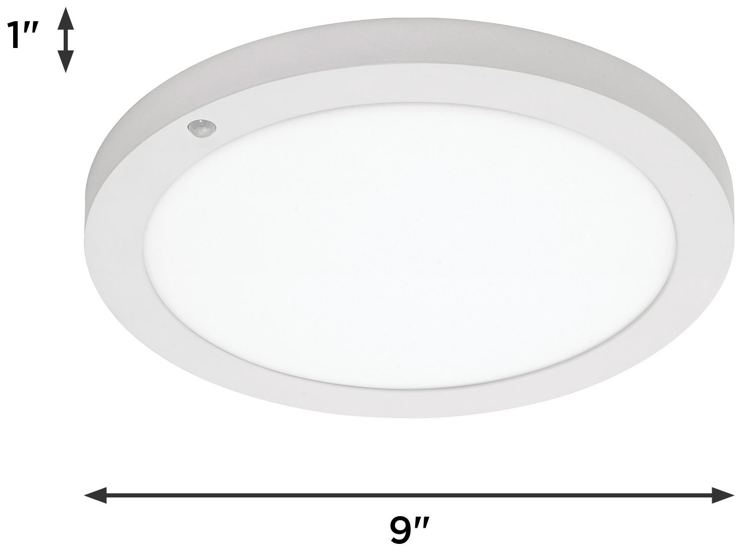 Image 6 Iris 9" Wide White LED Flush Mount more views