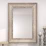 Iris Matte Brown 31" x 43" Rectangular Wall Mirror