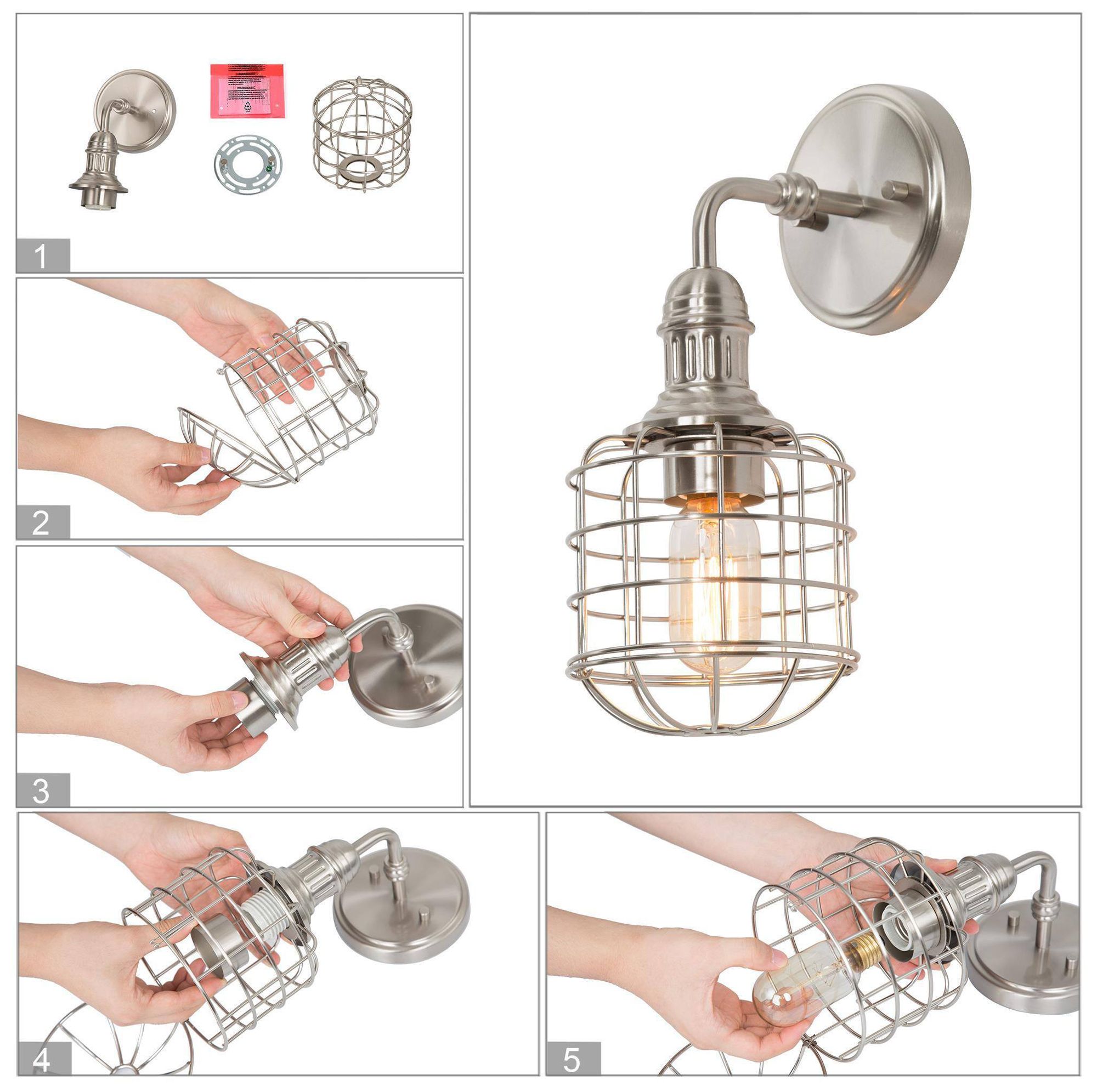 Image 7 Iroes 5.5" Wide Chrome 1-Light Wall Sconce more views