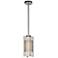 Iron Brushed Steel Bracket Mini Pendant Light