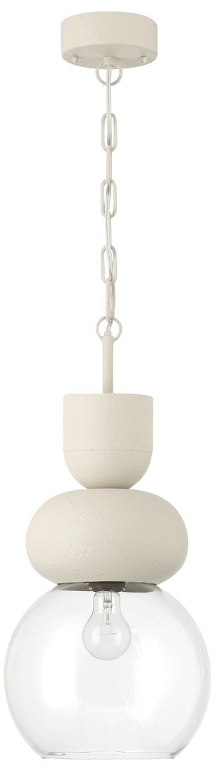 Image 4 Iron Bubble Pendant, Ivory Finish more views