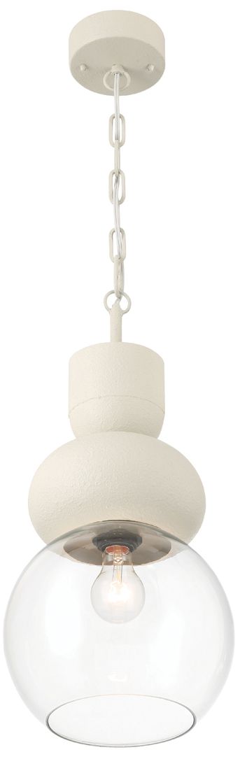 Image 7 Iron Bubble Pendant, Ivory Finish more views