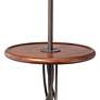 Watch A Video About the Iron Twist Wood Tray Table Floor Lamp