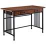 Thumbnail2 of Ironcraft 46" Wide Mission Oak Computer Writing Desk