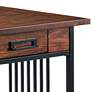 Thumbnail3 of Ironcraft 46" Wide Mission Oak Computer Writing Desk more views