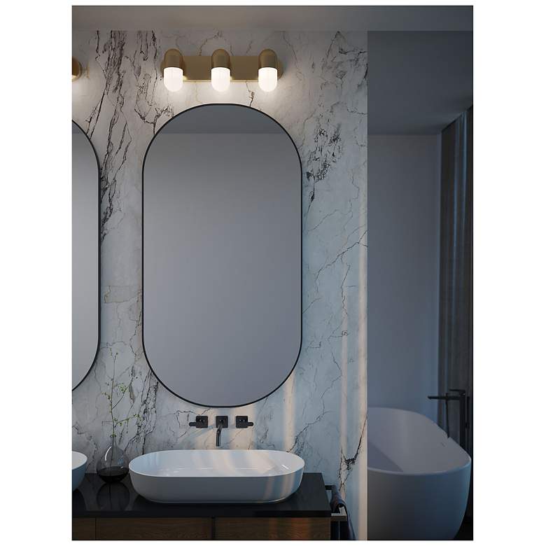 Image 2 Irvine 24" Wide Black Steel LED Vanity more views