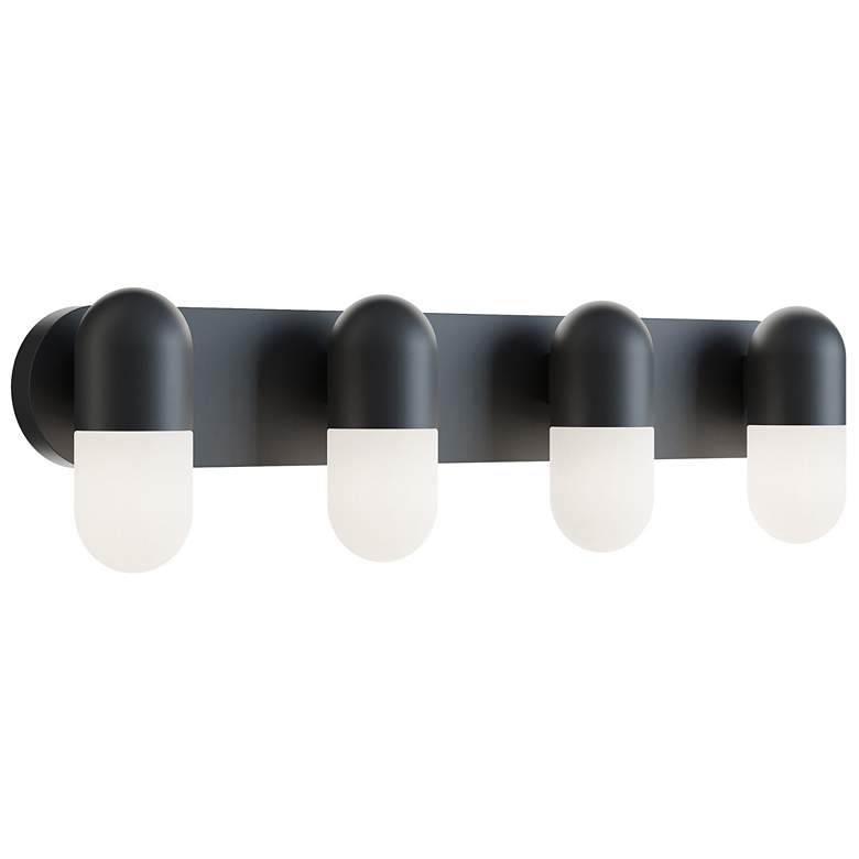 Image 1 Irvine 24" Wide Satin Nickel Steel LED Vanity