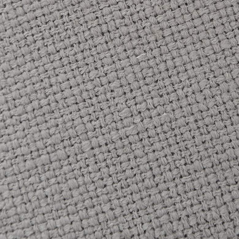 Image 4 Irvine 27" Gray Fabric Tufted Swivel Counter Stool more views