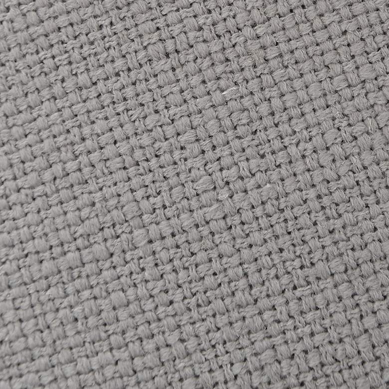 Image 4 Irvine 27" Gray Fabric Tufted Swivel Counter Stool more views