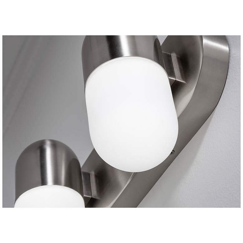 Image 3 Irvine 33" Wide Light Antique Brass Steel LED Vanity more views