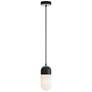 1_Irvine 4.75" Wide Black Aluminum LED Pendant