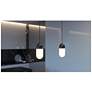 2_Irvine 4.75" Wide Black Aluminum LED Pendant more views