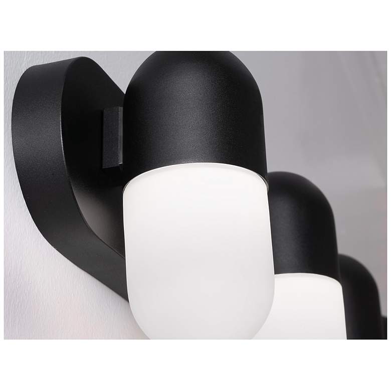 Image 3 Irvine 4.75" Wide Satin Nickel Metal LED Pendant more views