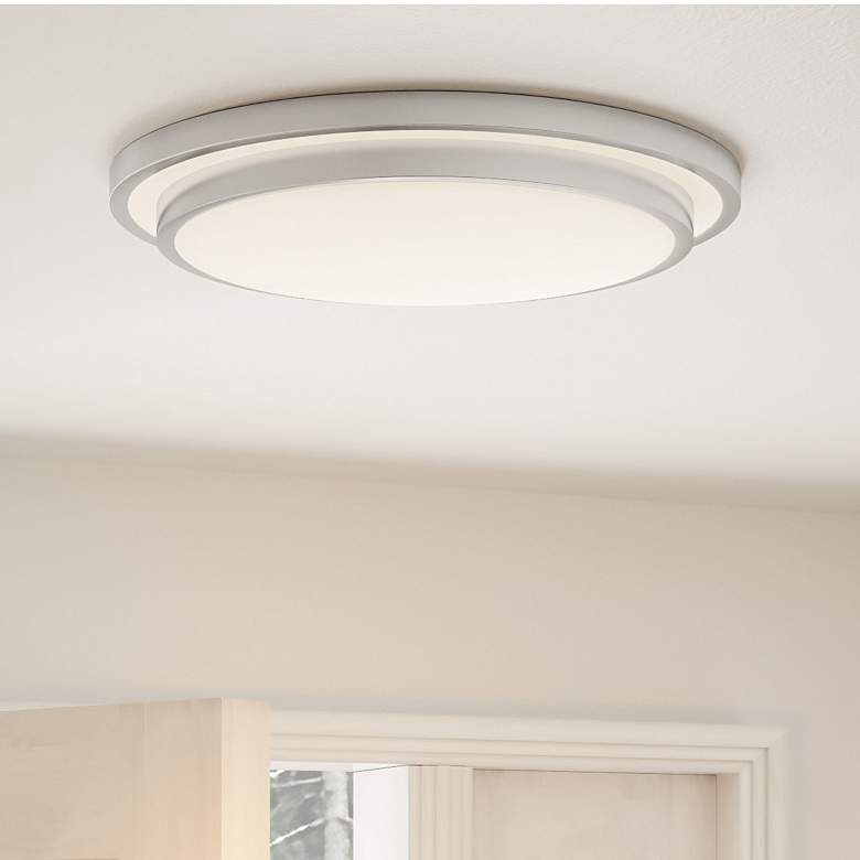Image 1 Irving LED Aluminum Semi-Flush Mt