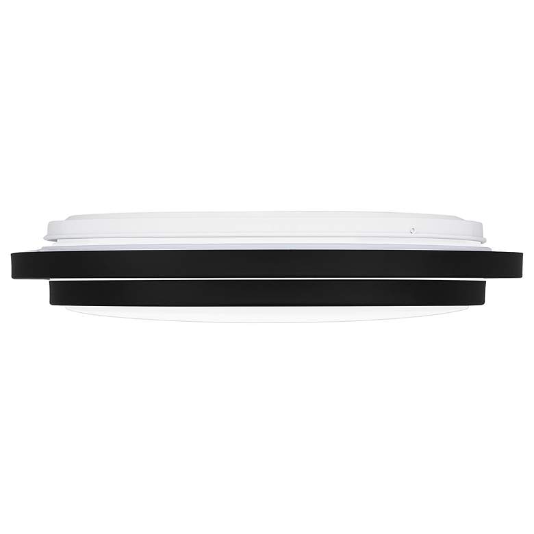 Image 3 Irving LED Matte Black Semi-Flush Mt more views