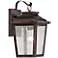 Irvington Manor 12" High Bronze Outdoor Wall Light