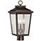 Irvington Manor 18" High Bronze Outdoor Post Mount Light