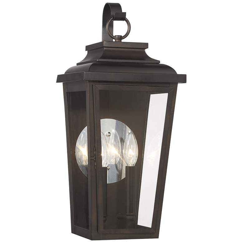Image 2 Irvington Manor 19" High Chelesa Bronze Outdoor Wall Light