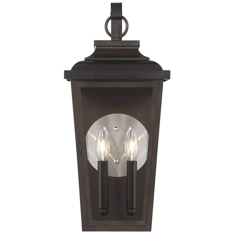 Image 7 Irvington Manor 19" High Chelesa Bronze Outdoor Wall Light more views