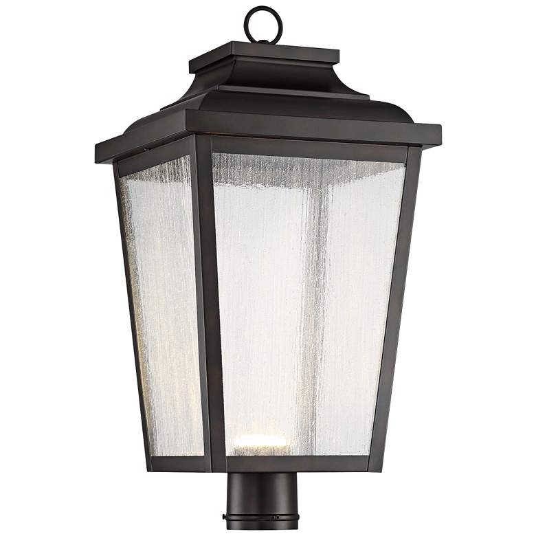 Image 2 Irvington Manor 24 1/4 inch High Bronze LED Outdoor Post Light