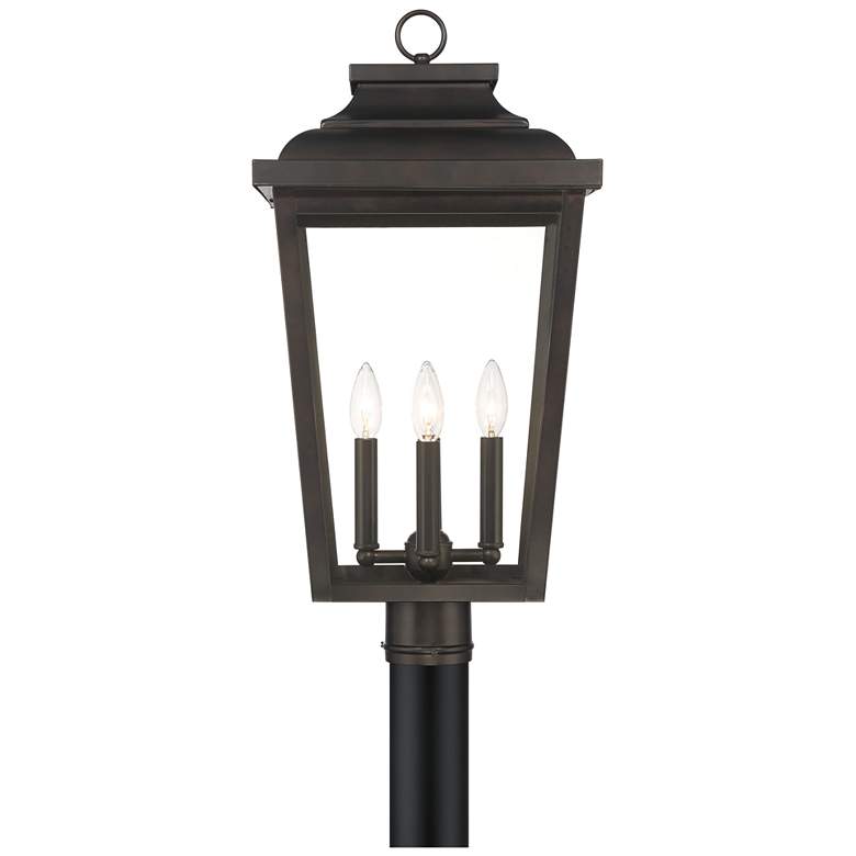 Image 3 Irvington Manor 24 1/4"H Chelesa Bronze Outdoor Post Light more views