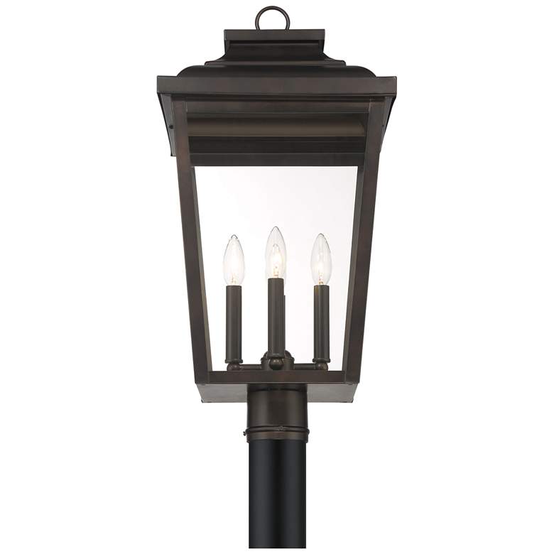 Image 4 Irvington Manor 24 1/4"H Chelesa Bronze Outdoor Post Light more views