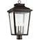 Irvington Manor 24 1/4"H Chelesa Bronze Outdoor Post Light