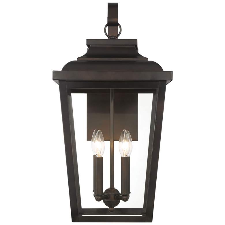 Image 3 Irvington Manor 24 1/4"H Chelesa Bronze Outdoor Wall Light more views