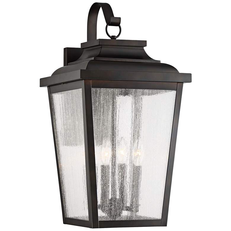 Image 1 Irvington Manor 24 1/4"H Chelesa Bronze Outdoor Wall Light