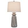 3_Isaac 32" High Greyson And Rubbed White Table Lamp w/ Off-White Shade more views